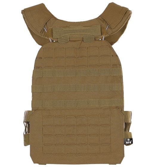 Chaleco táctico MFH Laser MOLLE - Coyote Tan