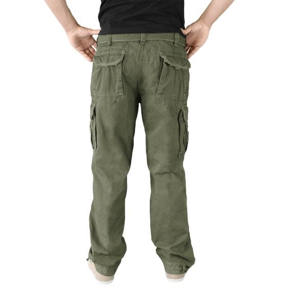 Pantalones Surplus Premium Vintage en verde oliva