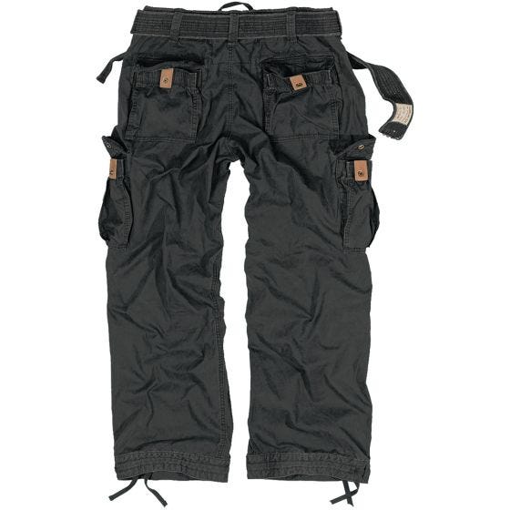 Pantalones Surplus Premium Vintage en negro