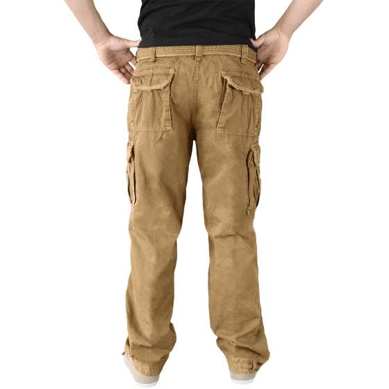 Pantalones Surplus Premium Vintage en Coyote