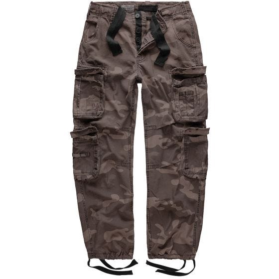 Pantalones Surplus Airborne Vintage en Black Camo