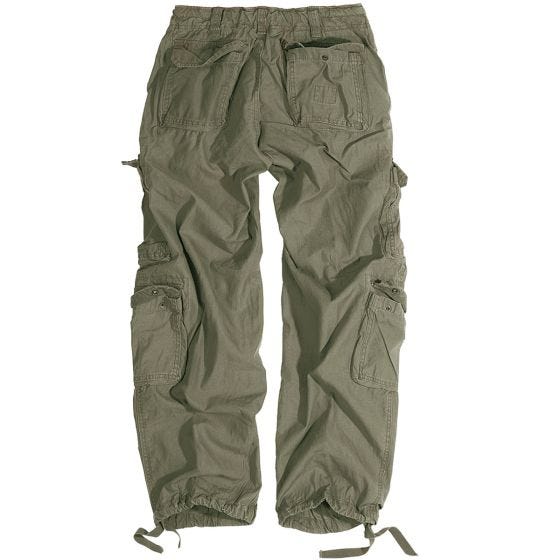 Pantalones Surplus Airborne Vintage en verde oliva