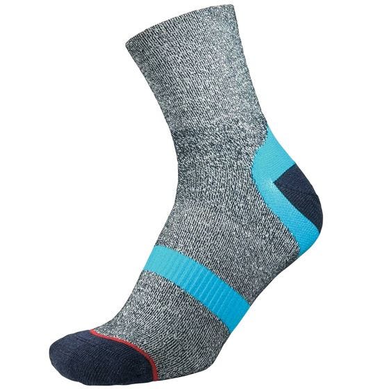 Calcetines 1000 Mile Approach Reprave Double Layer - Navy Marl/Kingfisher