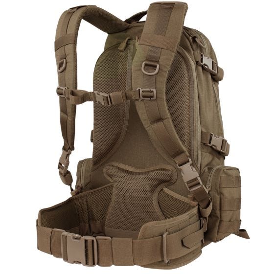 Mochila de asalto Condor Titan en marrón