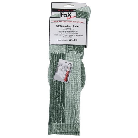 Calcetines Fox Outdoor Polar Winter - Oliva/Blanco