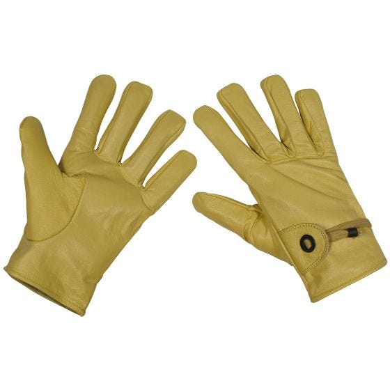 Guantes Western Leather MFH - Beis