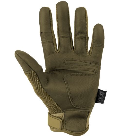 Guantes tácticos MFH Mission en Coyote Tan