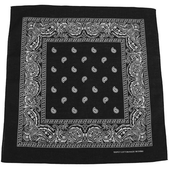 Bandana MFH de algodón en negro