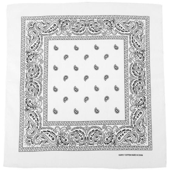 Bandana MFH de algodón en blanco