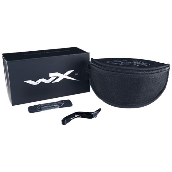 Gafas Wiley X WX Rogue Comm con lentes ahumadas + transparentes + naranja claro y montura en negro mate