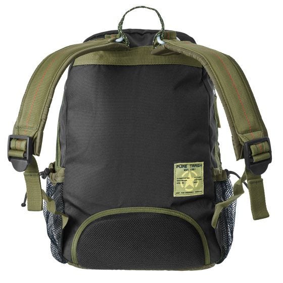 Mochila Grande Pure Trash - Oliva