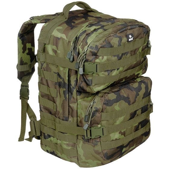 Mochila MFH Assault II en Czech Woodland