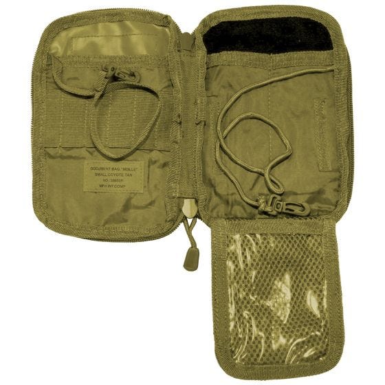 Funda para documentos MFH pequeña en Coyote Tan