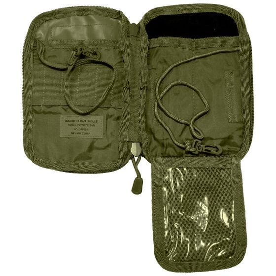 Funda para documentos MFH pequeña en OD Green