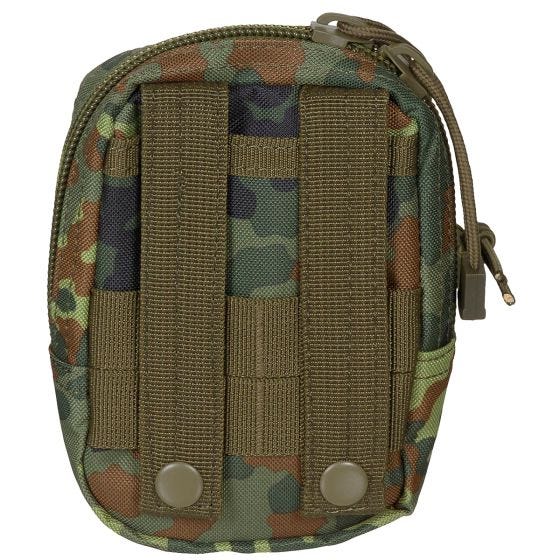 Bolsa multiusos MFH con sistema MOLLE en Flecktarn