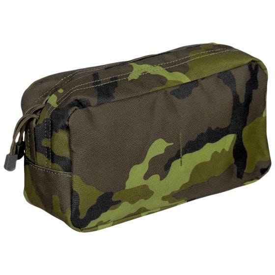 Bolsa multiusos MFH de tamaño grande con sistema MOLLE en Czech Woodland