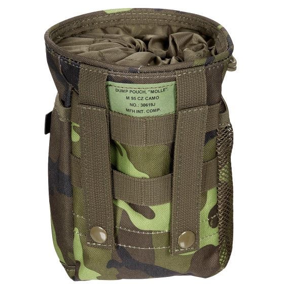 Bolsa MFH Dump con sistema MOLLE en Czech Woodland