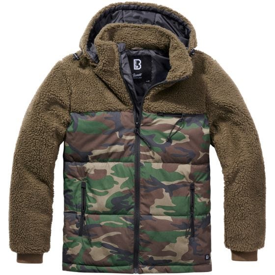 Chaqueta Brandit Jackson Teddyfleece - Oliva / Woodland