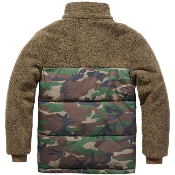 Chaqueta Brandit Jackson Teddyfleece - Oliva / Woodland