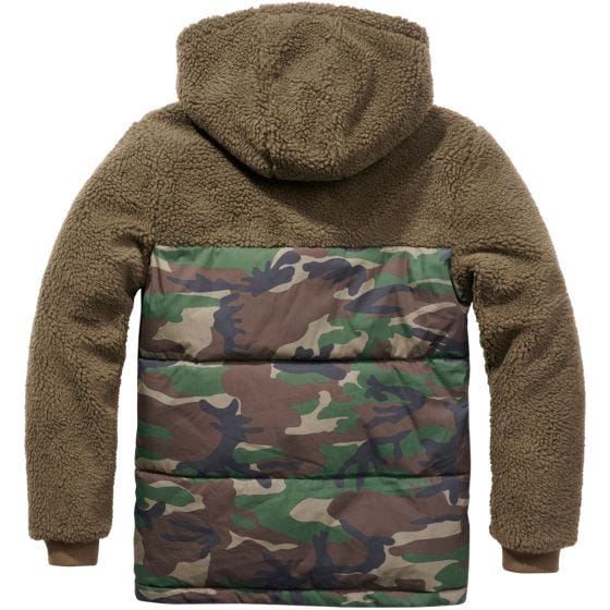 Chaqueta Brandit Jackson Teddyfleece - Oliva / Woodland