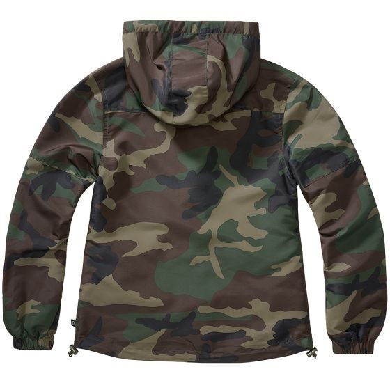 Cortavientos de verano Brandit Mujer - Woodland Camo