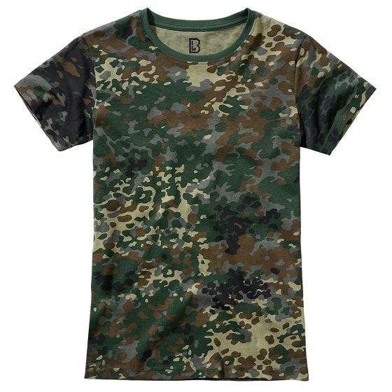 Camiseta Brandit Mujer - Flecktarn