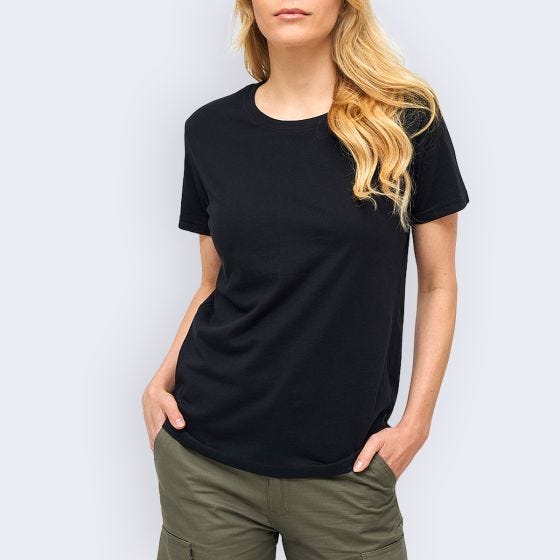 Camiseta Brandit Mujer - Negro