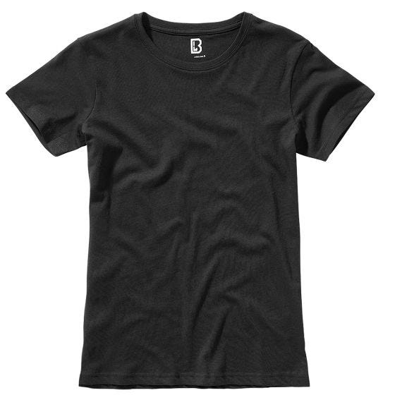 Camiseta Brandit Mujer - Negro
