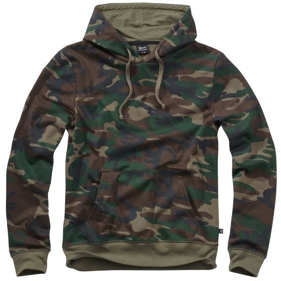 Cazadora con capucha Brandit Sweathoody - Woodland