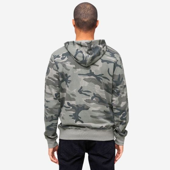 Cazadora con capucha Brandit Sweathoody - Grey Camo