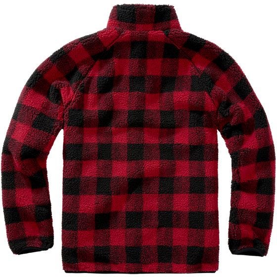 Chaqueta Brandit Teddyfleece - Rojo / Negro