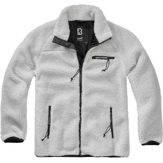 Chaqueta Brandit Teddyfleece - Blanco