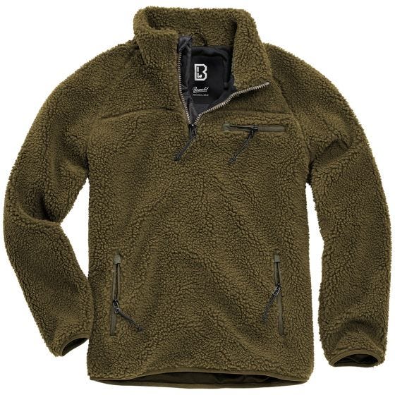 Chaqueta Brandit Teddyfleece Troyer - Oliva
