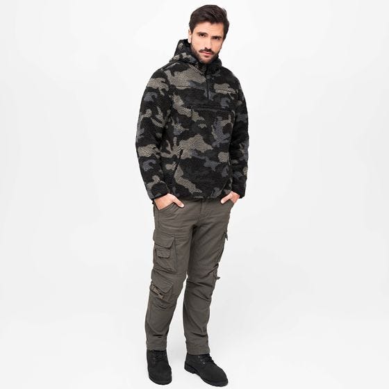 Jersey Brandit Teddyfleece Worker - Dark Camo