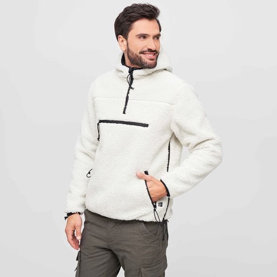 Jersey Brandit Teddyfleece Worker - Blanco