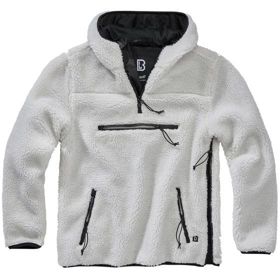 Jersey Brandit Teddyfleece Worker - Blanco
