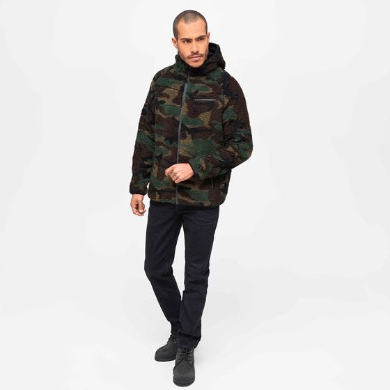 Chaqueta Brandit Teddyfleece Worker - Woodland