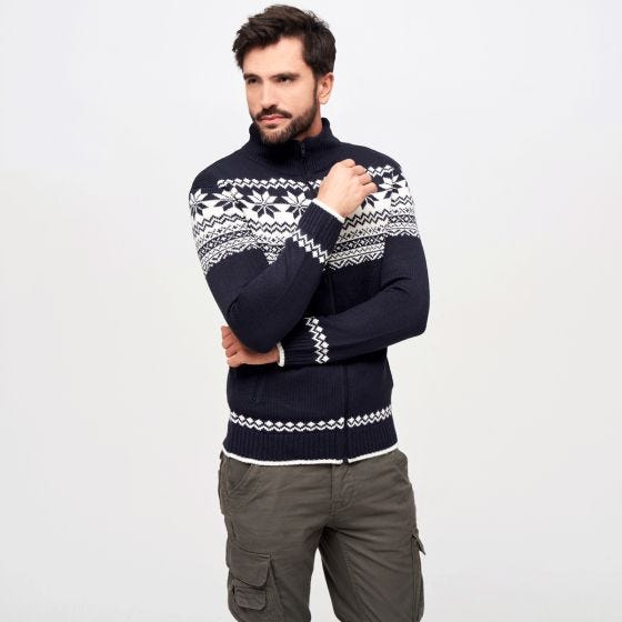 Cárdigan Brandit Cardigan Norweger - Navy