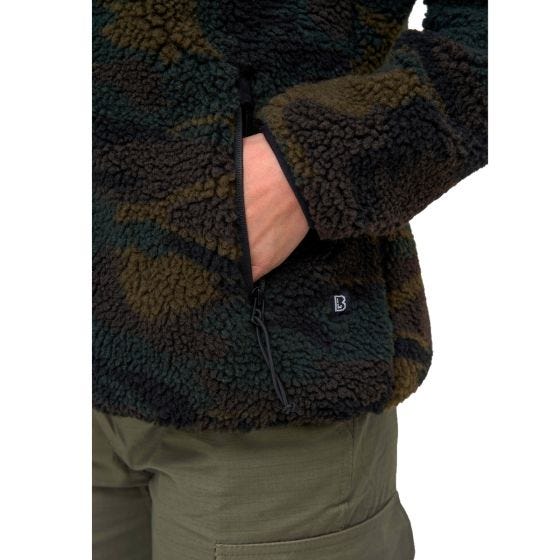 Brandit Señoras Teddyfleece Chaqueta - Woodland