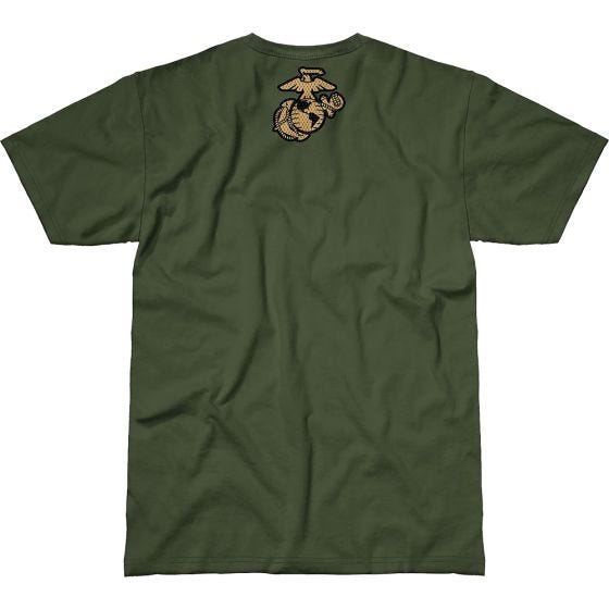 Camiseta 7.62 Design USMC Warriors en Military Green