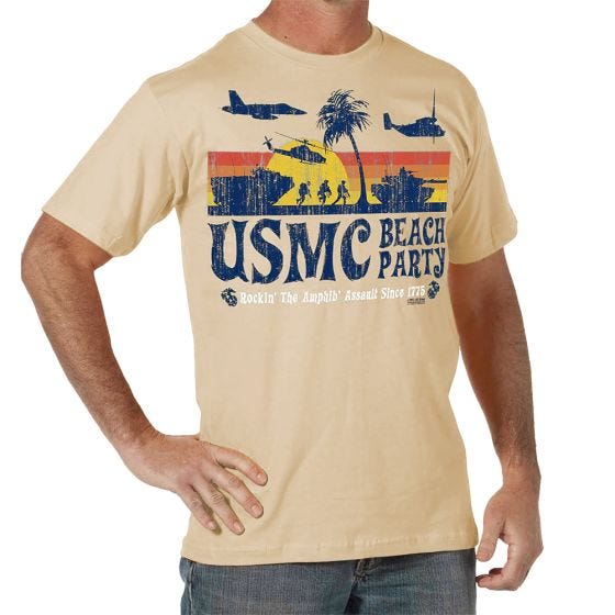 Camiseta 7.62 Design USMC Beach Party en Sand