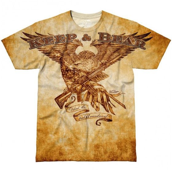 Camiseta 7.62 Design Keep & Bear en Natural