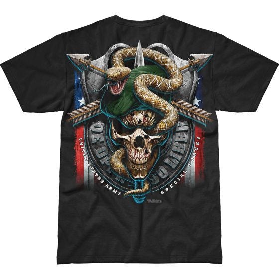 Camiseta 7.62 Design Army Special Forces Green Beret Battlespace en negro