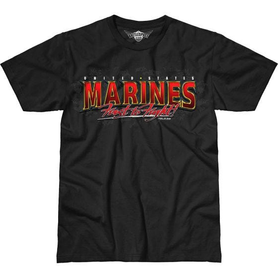 Camiseta 7.62 Design USMC Eagle, Globe & Anchor Battlespace en negro
