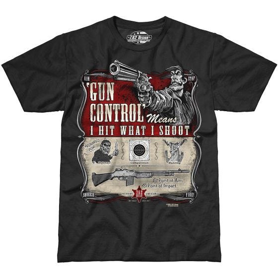 Camiseta 7.62 Design Gun Control en negro
