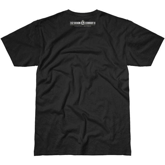 Camiseta 7.62 Design I Believe In Ghosts en negro
