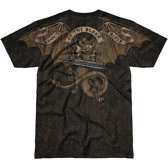 Camiseta 7.62 Design Knights Of The Black Rifle en negro