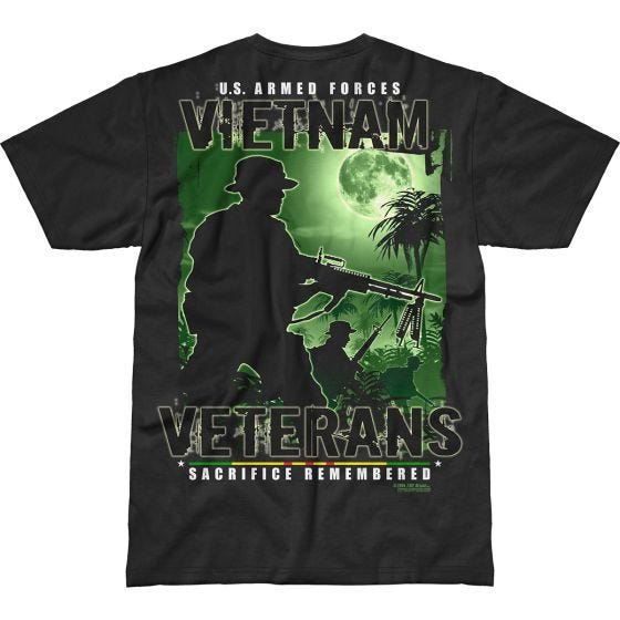 Camiseta 7.62 Design Vietnam Veterans Remembered Battlespace en negro