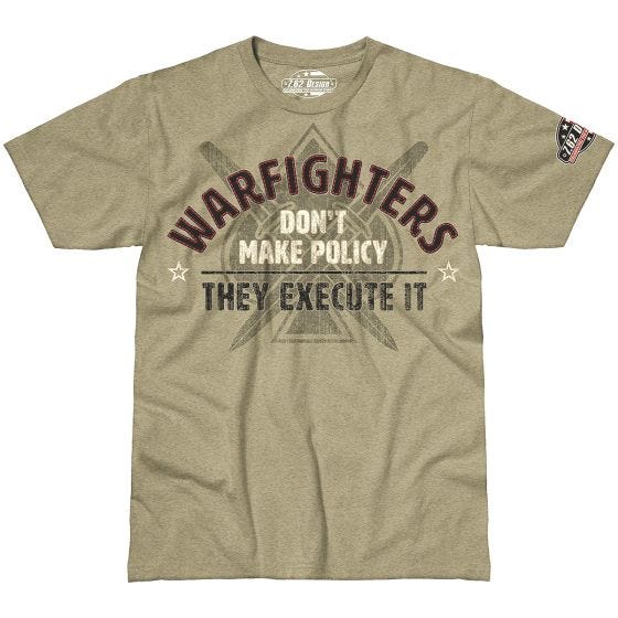 Camiseta 7.62 Design Warfighters Execute Policy en Caqui Heather