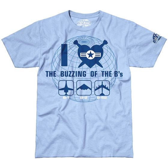 Camiseta 7.62 Design The Buzzing of the B's en Sky Blue